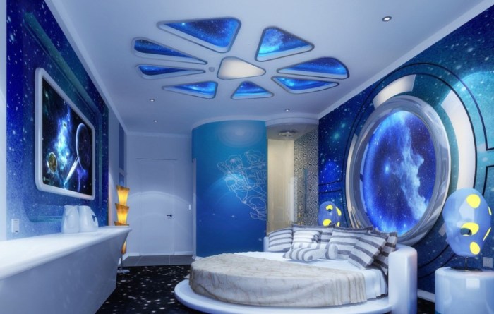 Outer space bedroom design