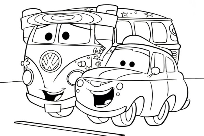 Free coloring pages for kids cars