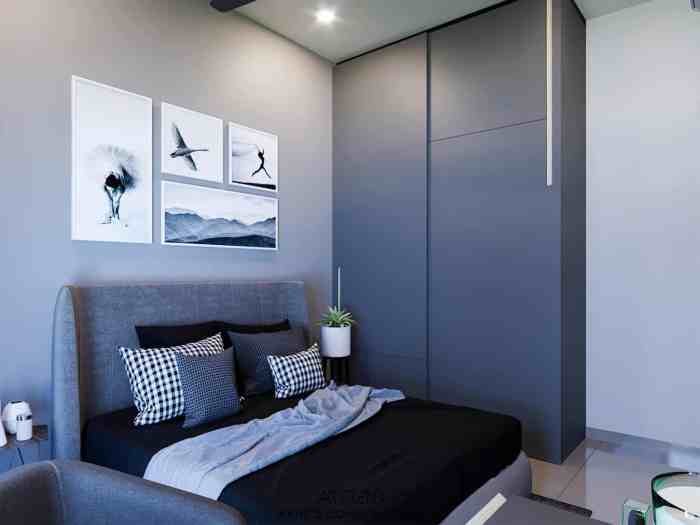 Minimalist design for small bedroom