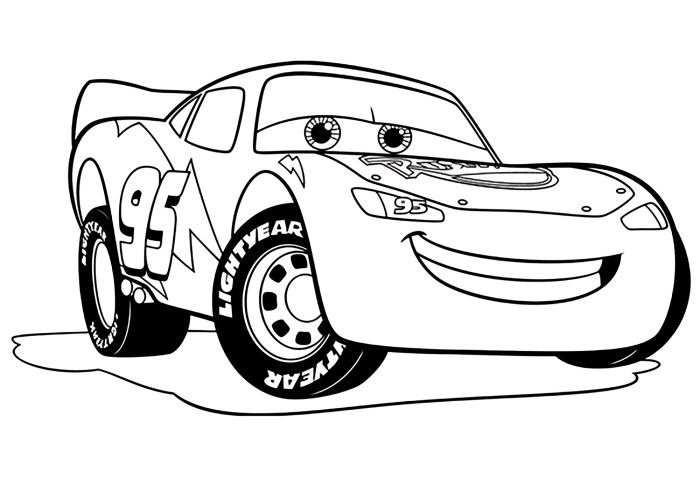 Free coloring pages for kids cars