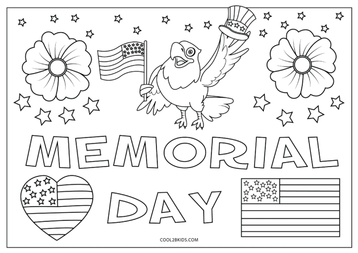 Memorial day coloring sheets for kids