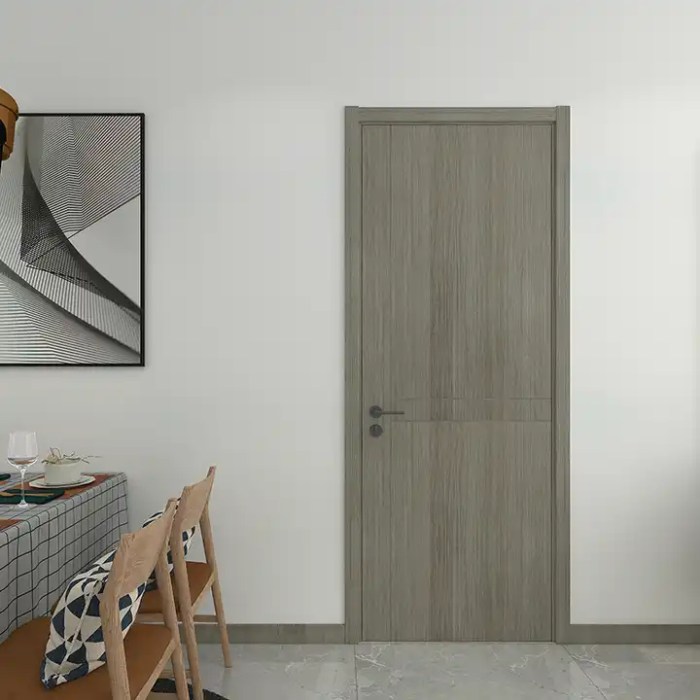 Simple bedroom door design