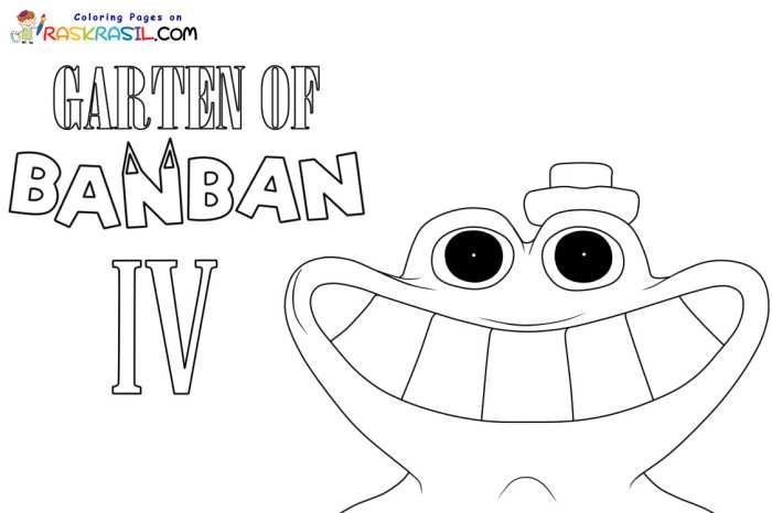 Banban coloring pages