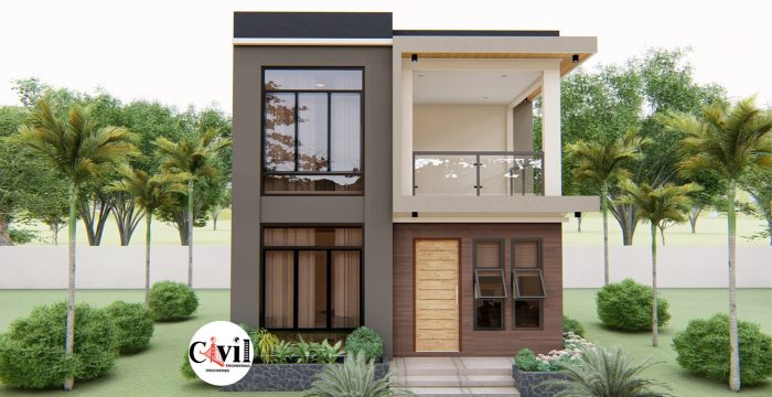 2 bedroom 2 storey house design