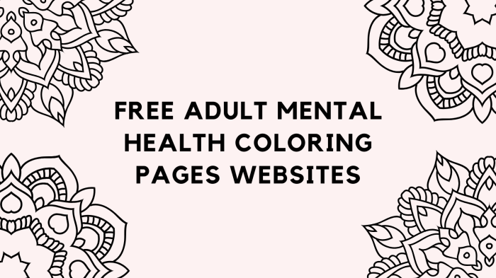 Kid mental health coloring pages