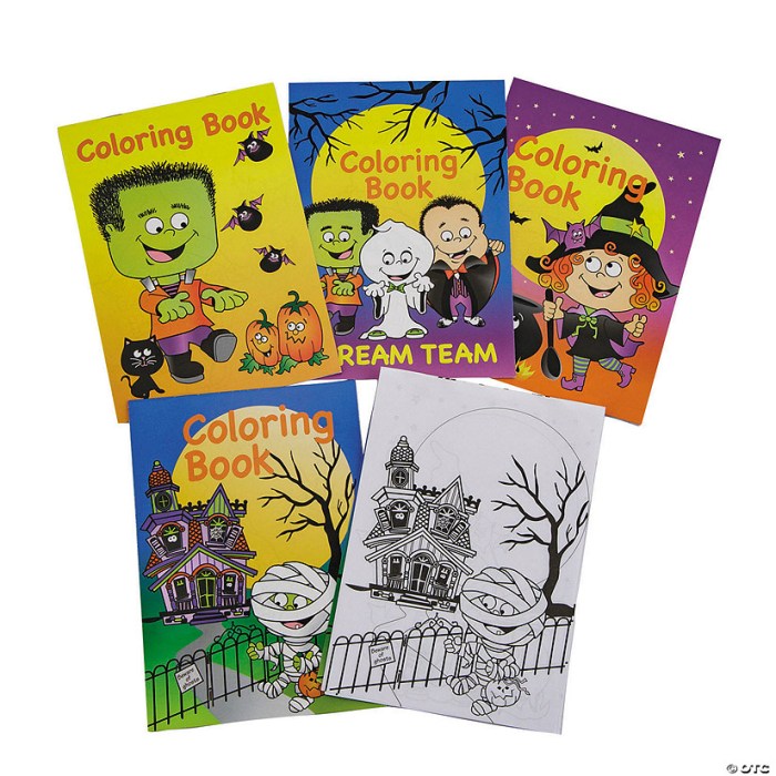 Halloween coloring book for kids