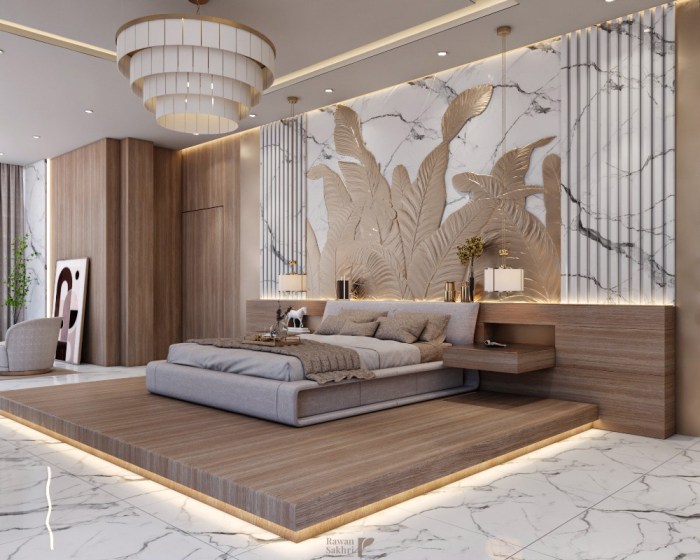 Luxury master bedroom design