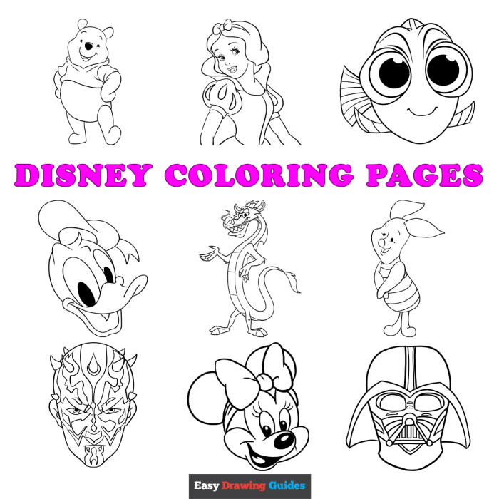 Kids disney coloring pages