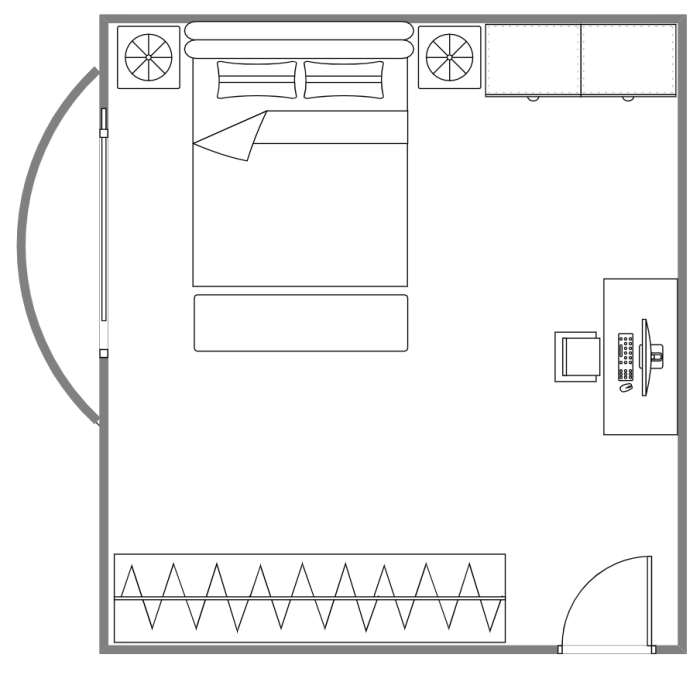 How to design a bedroom layout