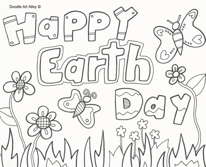 Earth day coloring pages for kids