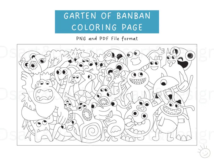 Banban coloring pages