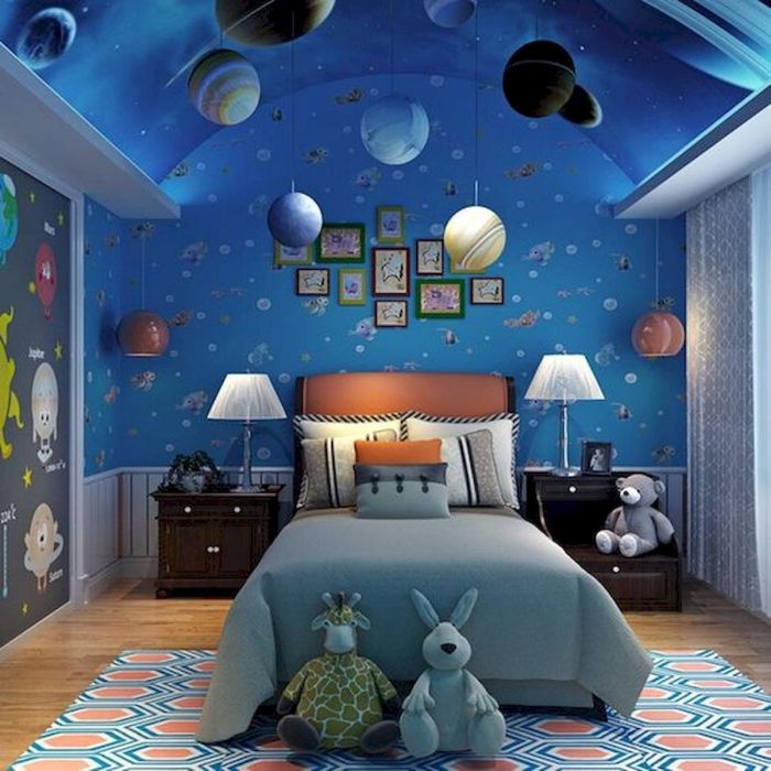 Outer space bedroom design