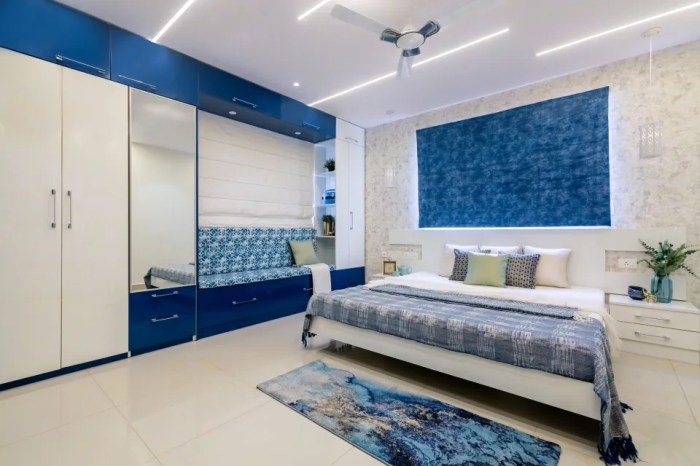 Floor tiles design for bedroom