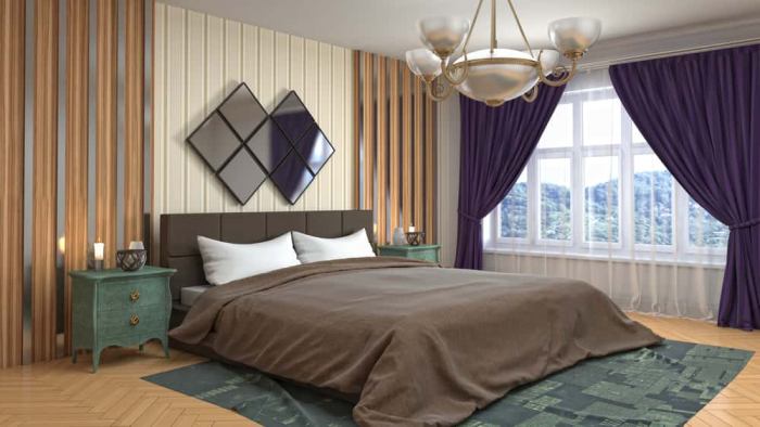 Modern pvc wall panel design for bedroom