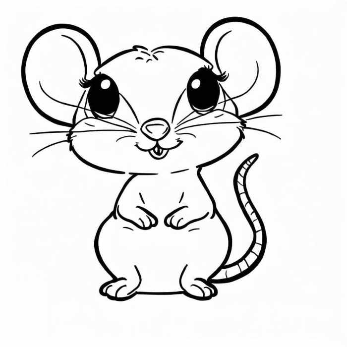 Coloring pages mouse